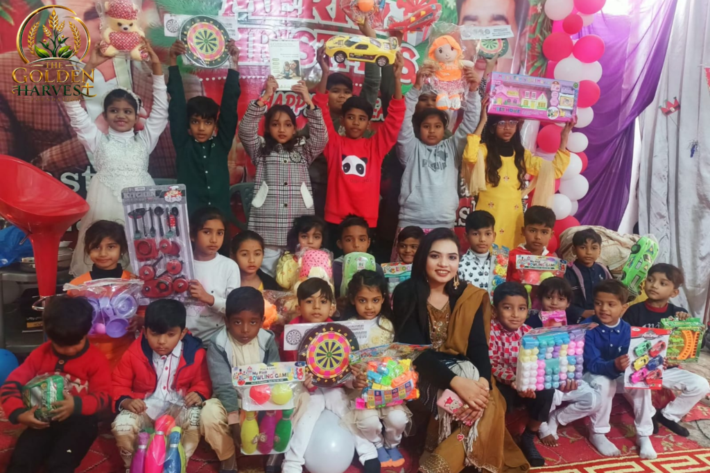 The golden harvest gift distribution